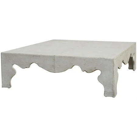 Serena Coffee Table with Shaped Apron